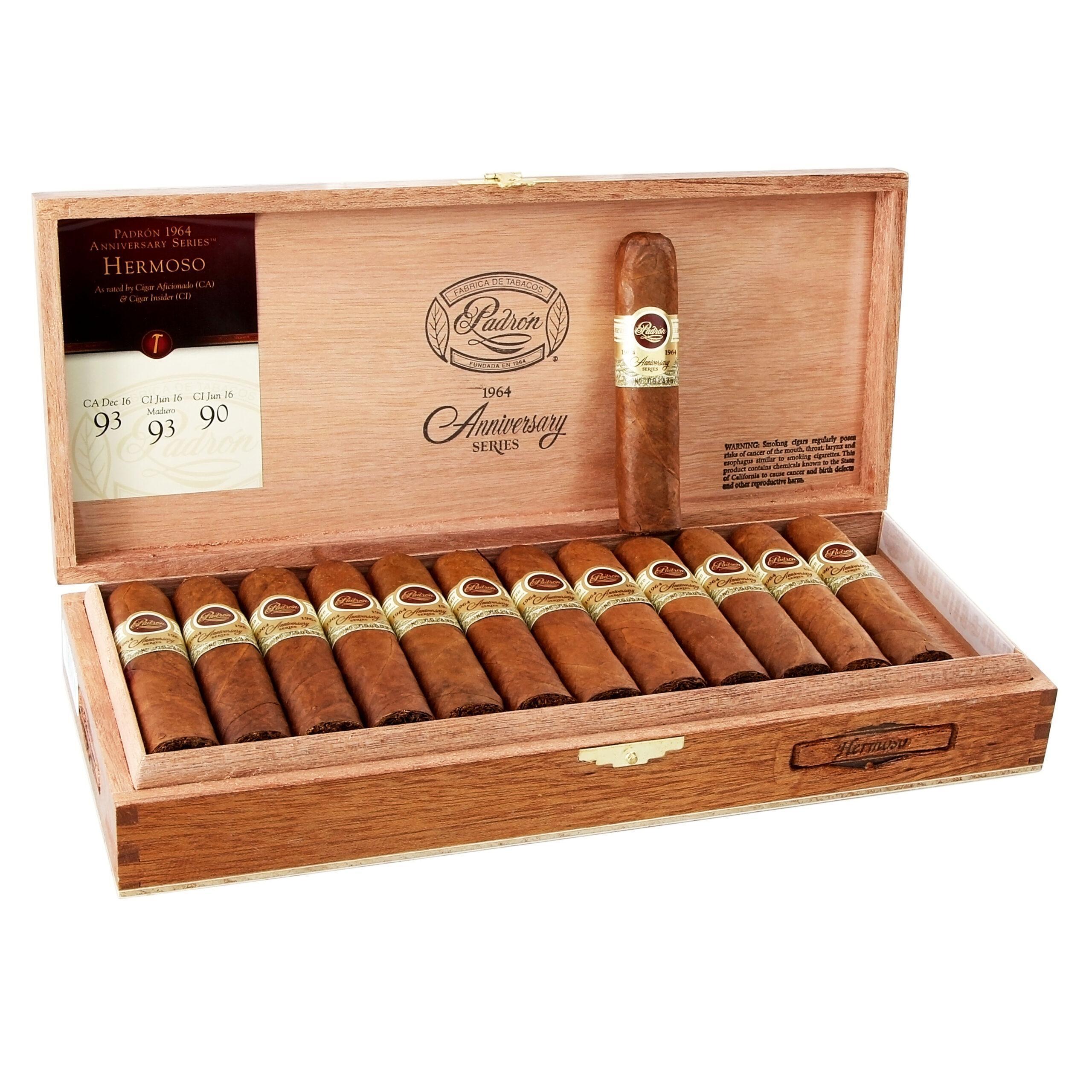 163044_0-scaled-1.jpeg Padr?n 1964 Anniversary - Hermoso - 4 x 56 - Box of 25 - Image 1