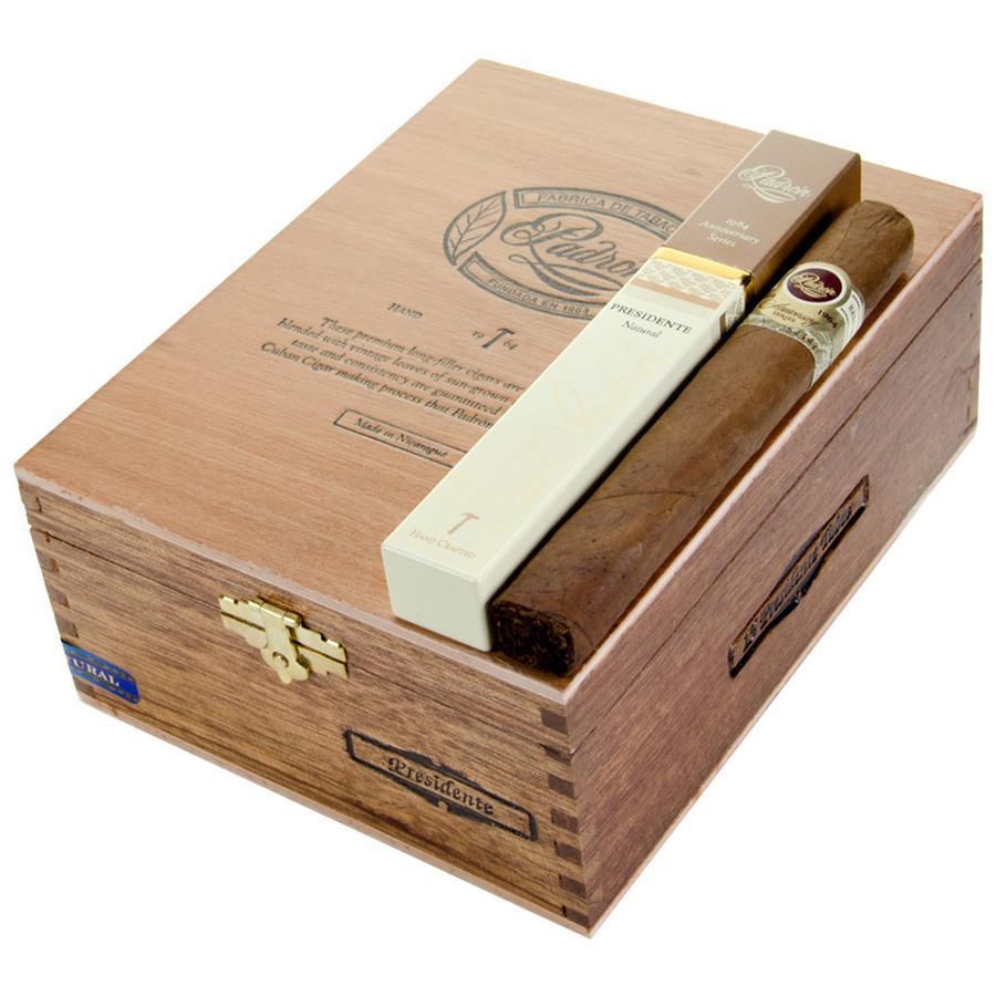 PAD-01-128N__12108.1509507269.jpg Padr?n 1964 Anniversary - Presidente (Tube) - 6 x 50 - Box of 25 - Image 1